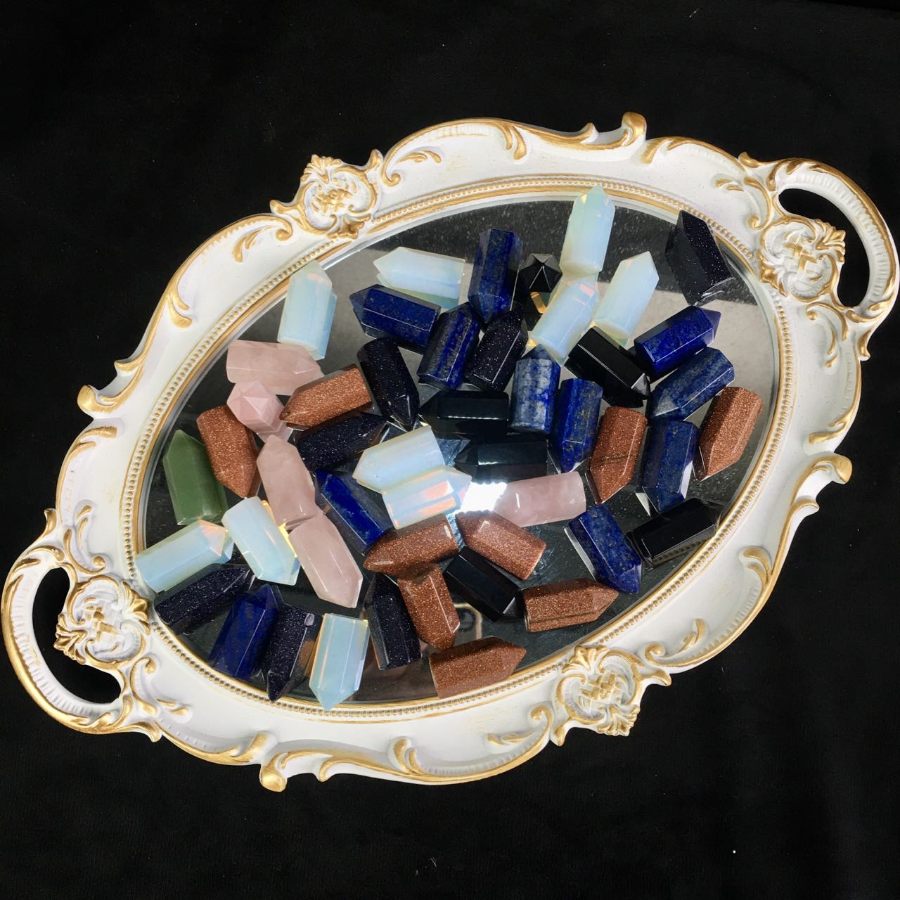 High quality wholesale Natural Crystal Big point For Decoration 1pc