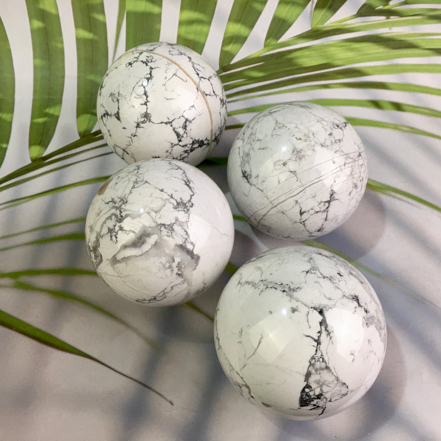 Wholesale Natural White Sphere Howlite Crystal Ball/Sphere for decoraiotion 1kg