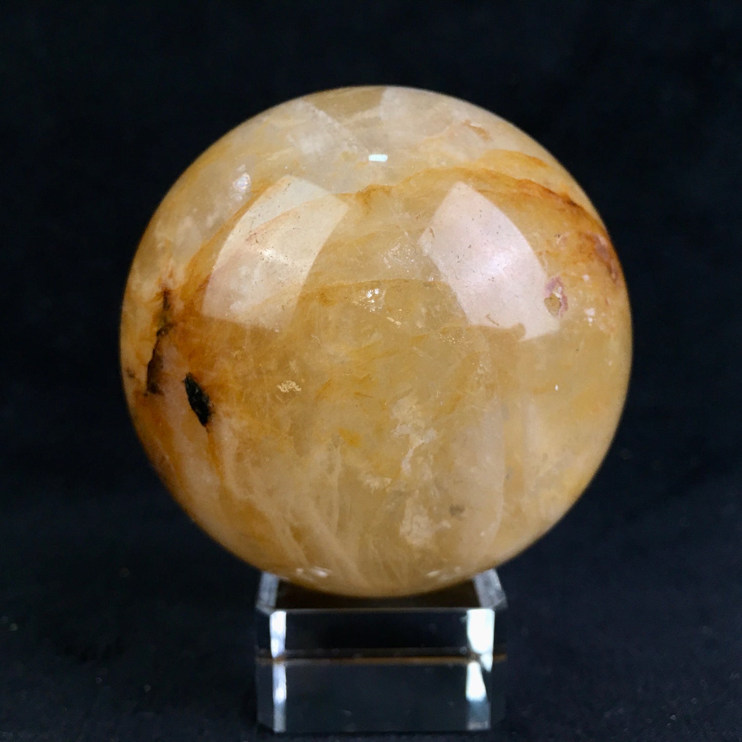 Wholesale high quality reiki natural Golden hearler sphere for decoration 1kg