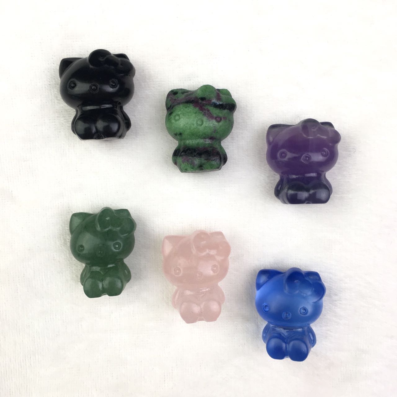 Wholesale Natural Healing Hello kitty carving for decoration