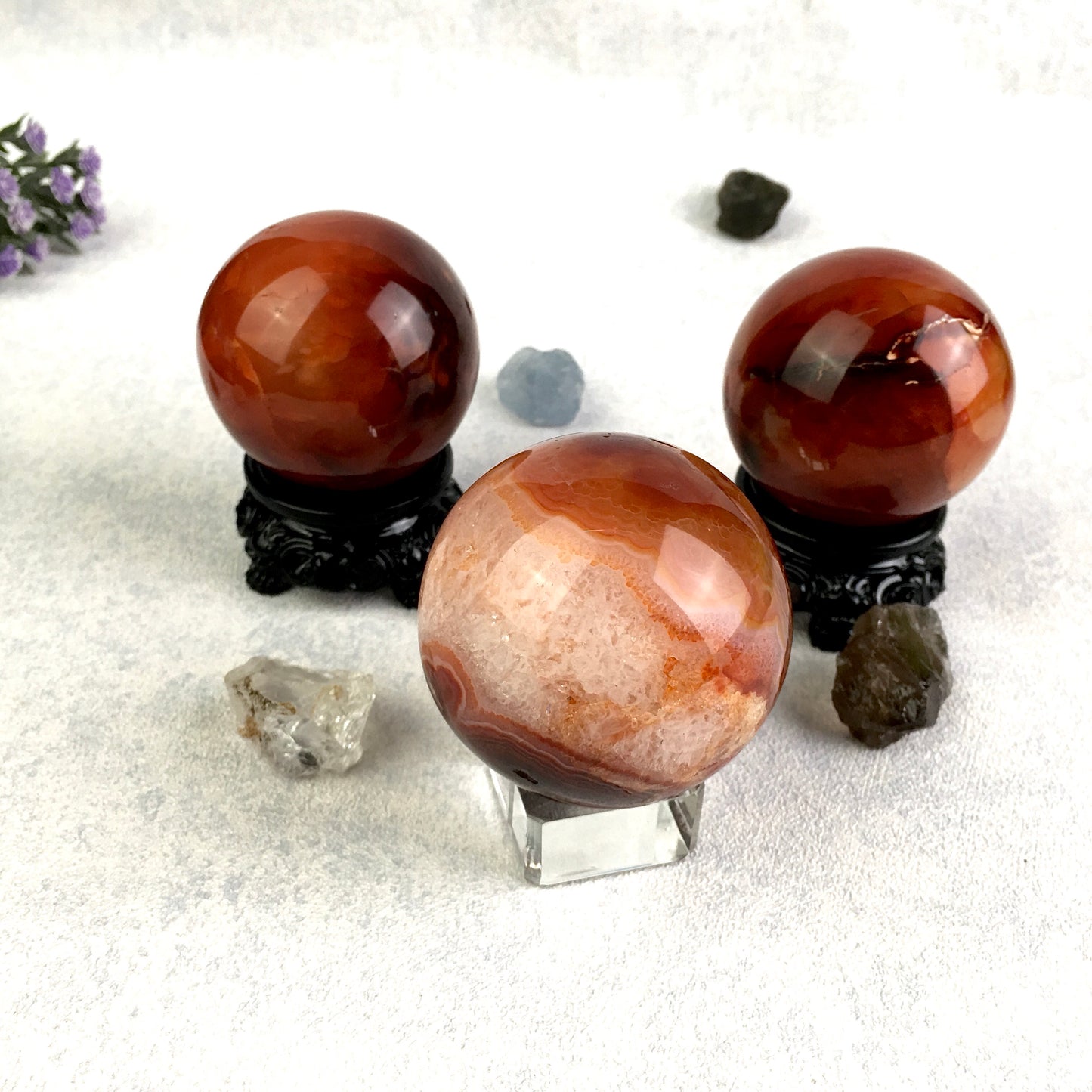 Wholesale High Quality Healing Quartz Carnelian sphere 1kg