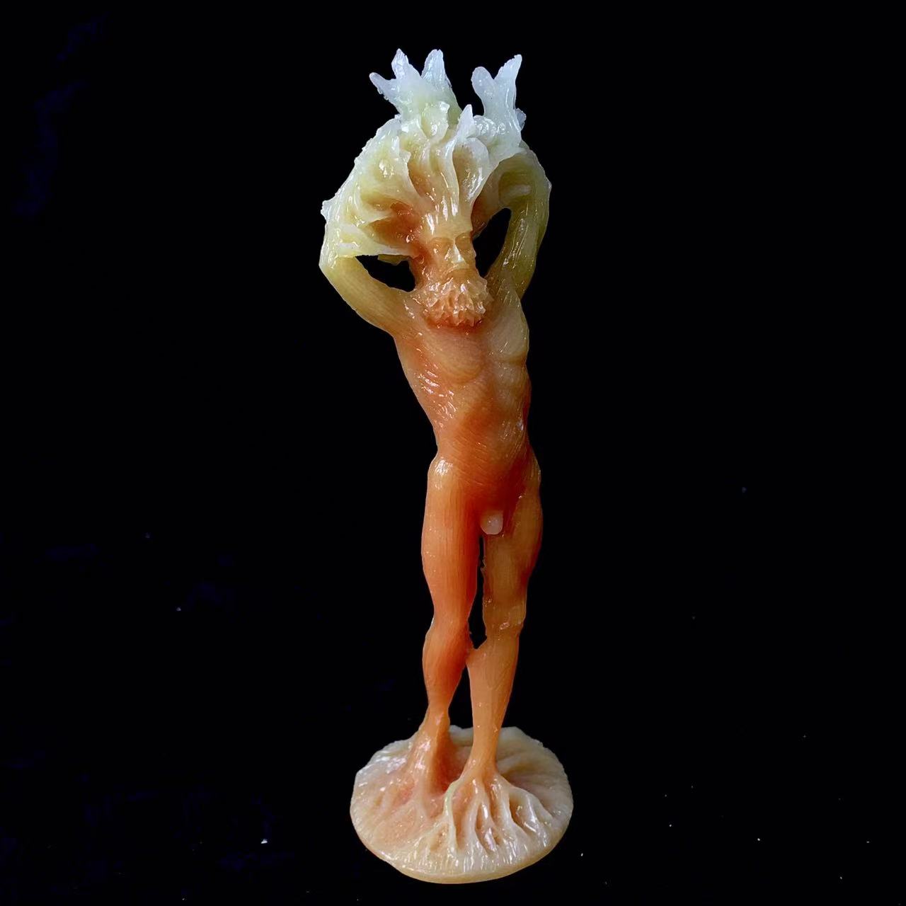 Wholesale crystal luminous High-quality Tree Man/Women carving for gift