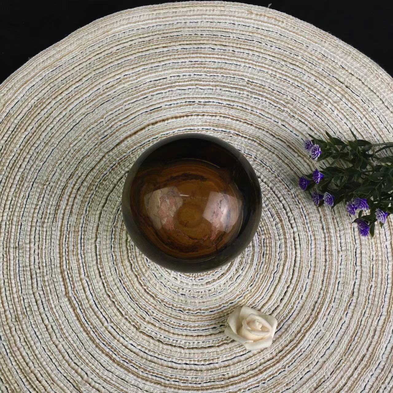 Wholesale Natural Blue Tiger Eye Sphere for decoration 1kg