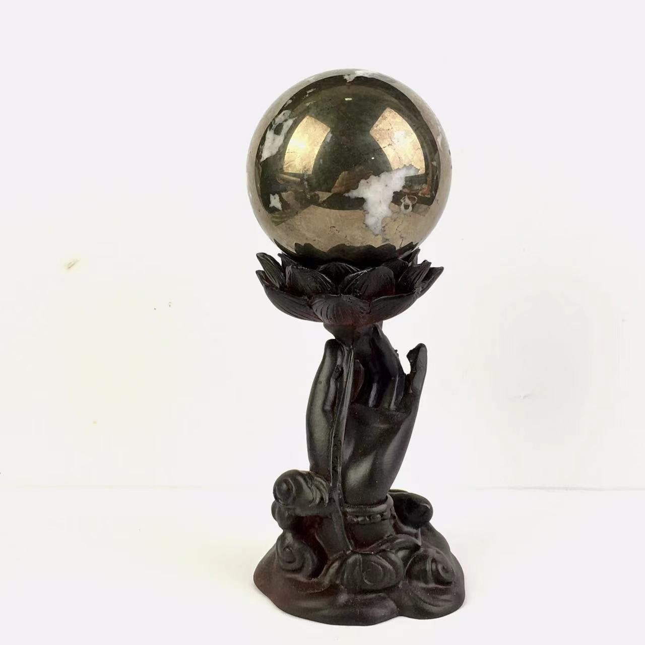 Wholesale Natural Quartz Crystals Healing Stones Pyrite Ball sphere Fengshui Sphere 1kg