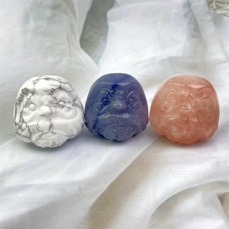 Wholesale high quality reiki natural Dharma carving for decoration