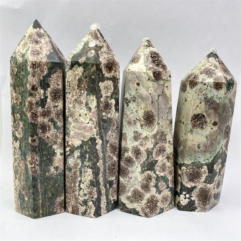 Wholesale high quality reiki natural crystal Dandelion tower for decoraiotion 1kg