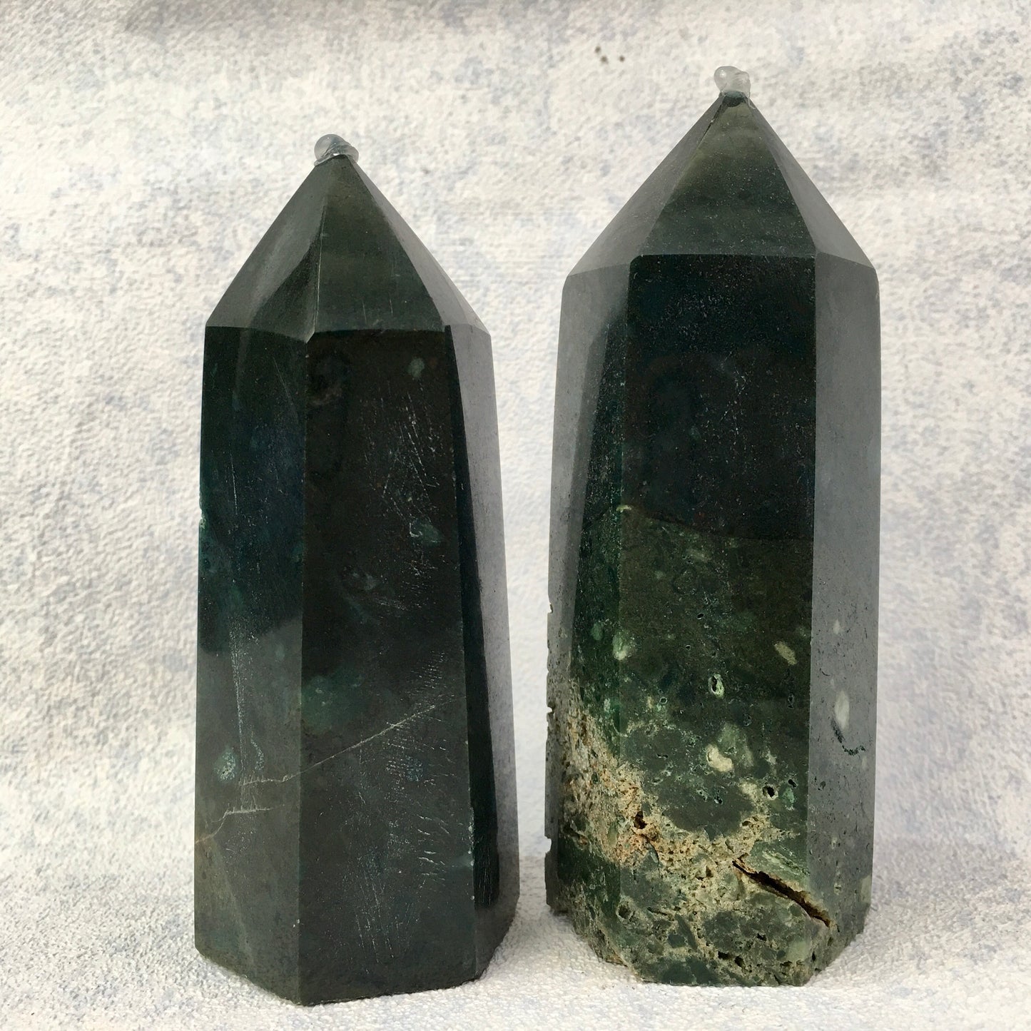 Wholesale natural ocean jasper tower for decoration 1kg