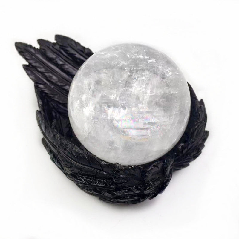 Wholesale Natural Crystal Clear Calcite Spheres for decoration 1kg