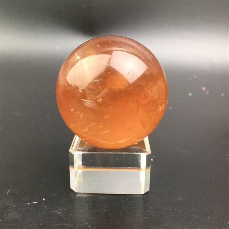 Wholesale Natural honey calcite crystal balls/sphere for decoraiotion 1kg