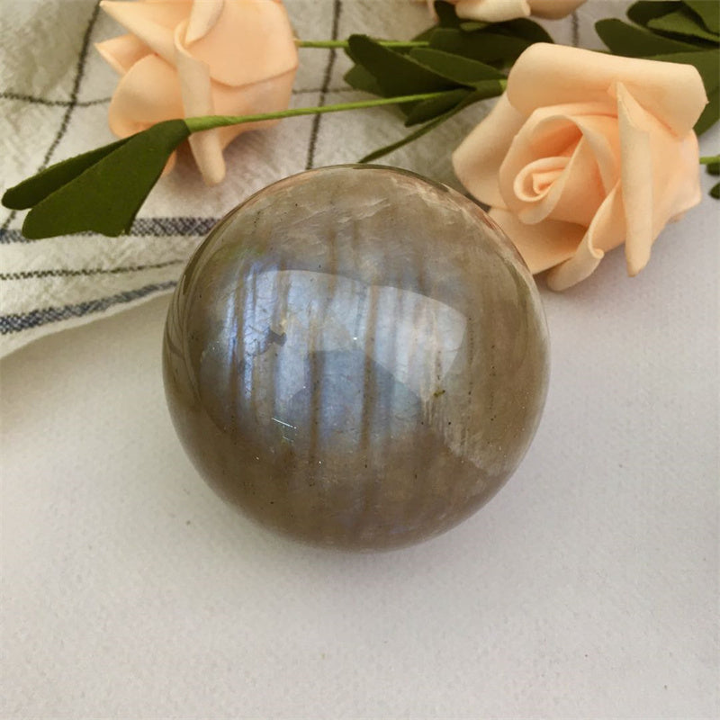 Wholesale Natural Healing Blue Moonstone Sphere for decoration 1kg