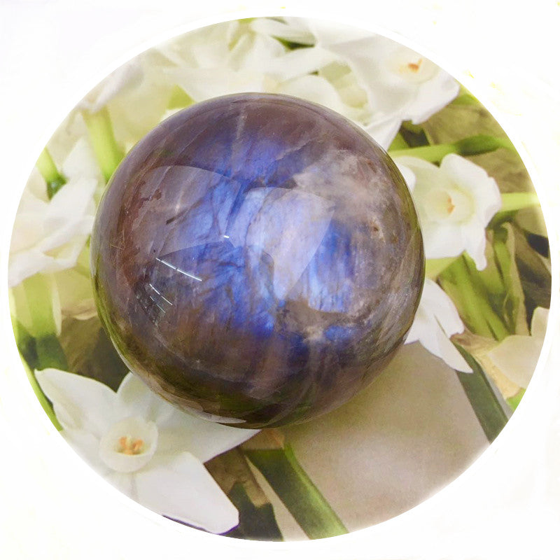 Wholesale Natural Healing Blue Moonstone Sphere for decoration 1kg