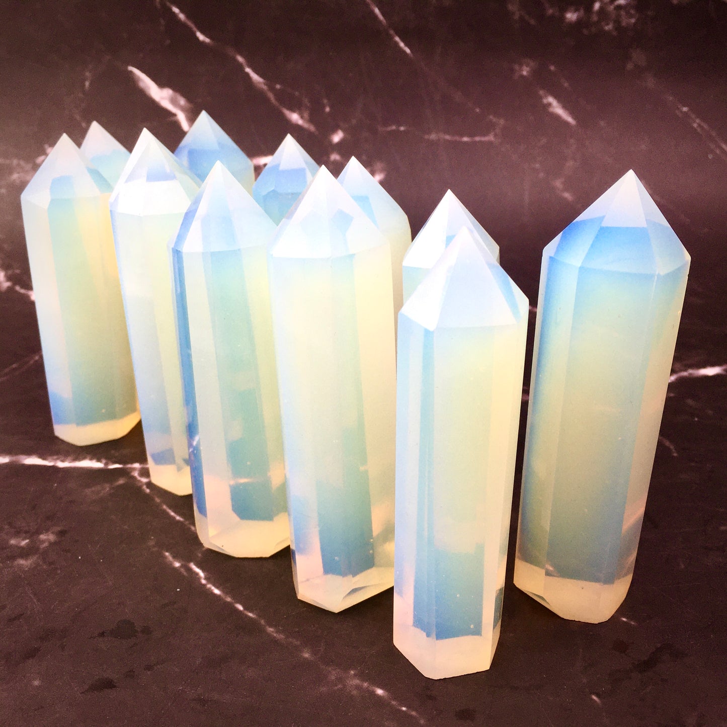 Wholesale high quality reiki opal tower for decoraiotion 1kg
