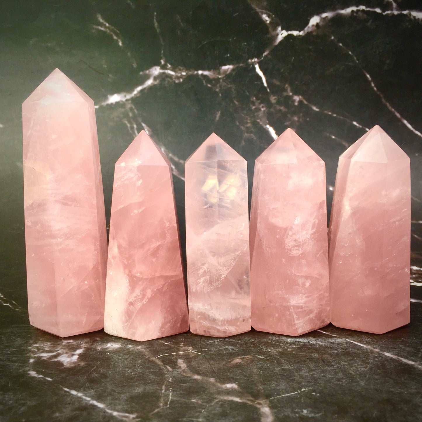 Wholesale Natural Healings Crystals Rose Quartz Tower for decoraiotion 1kg