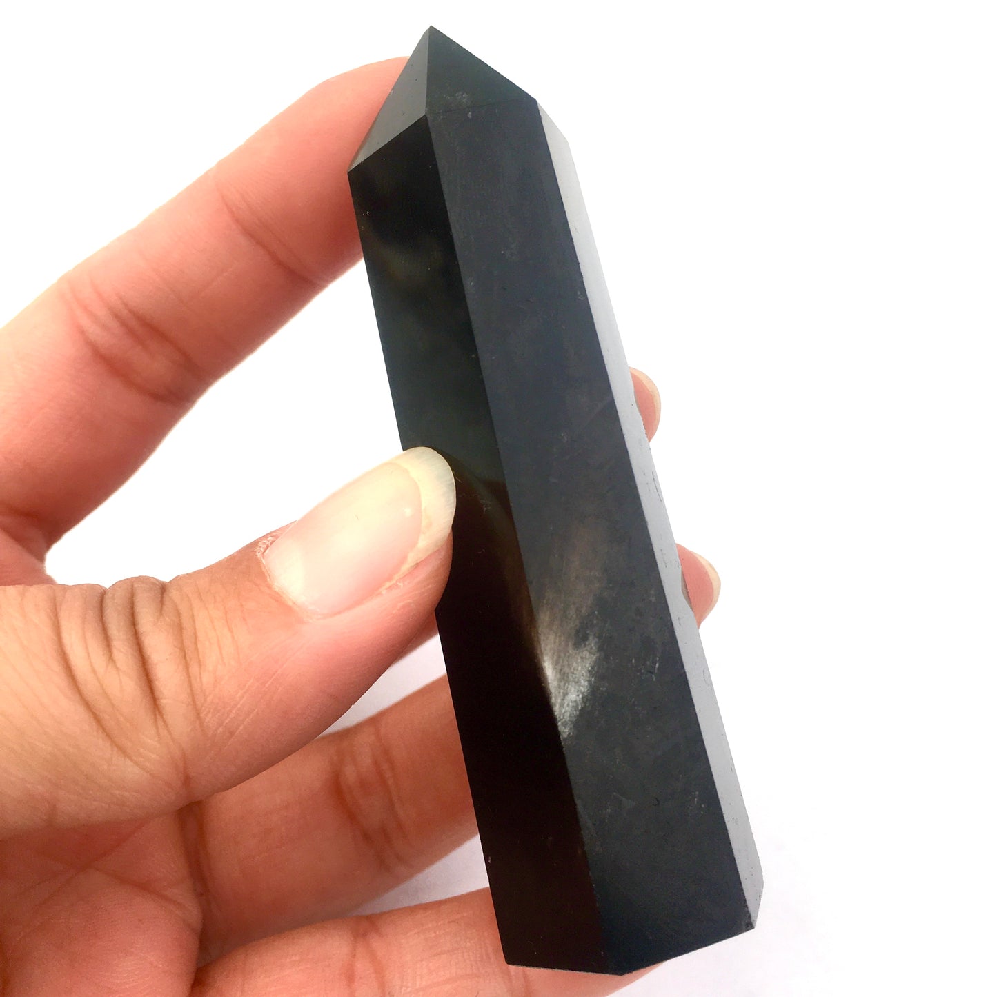 Wholesale High Quality Sliver Obsidian tower for decoraiotion 1kg