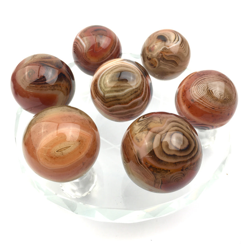 Wholesale high quality polished sardonyx agate sphere silk agate ball natural crystal quartz ball for souvenir 1kg