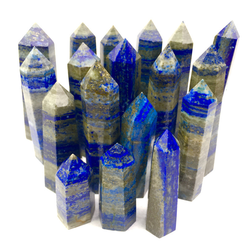 Wholesale Natural Crystal tower Lapis tower for decoraiotion 1kg