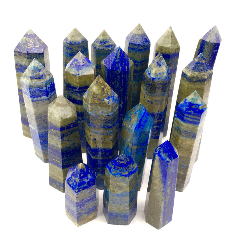 Wholesale Natural Crystal tower Lapis tower for decoraiotion 1kg