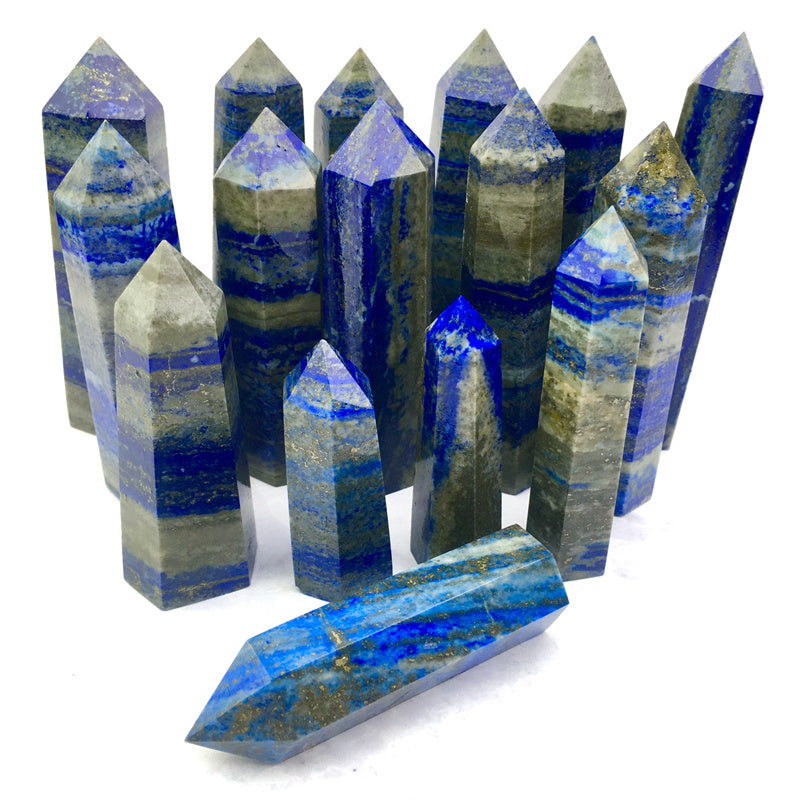 Wholesale Natural Crystal tower Lapis tower for decoraiotion 1kg