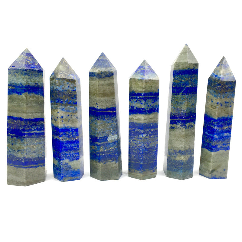 Wholesale Natural Crystal tower Lapis tower for decoraiotion 1kg
