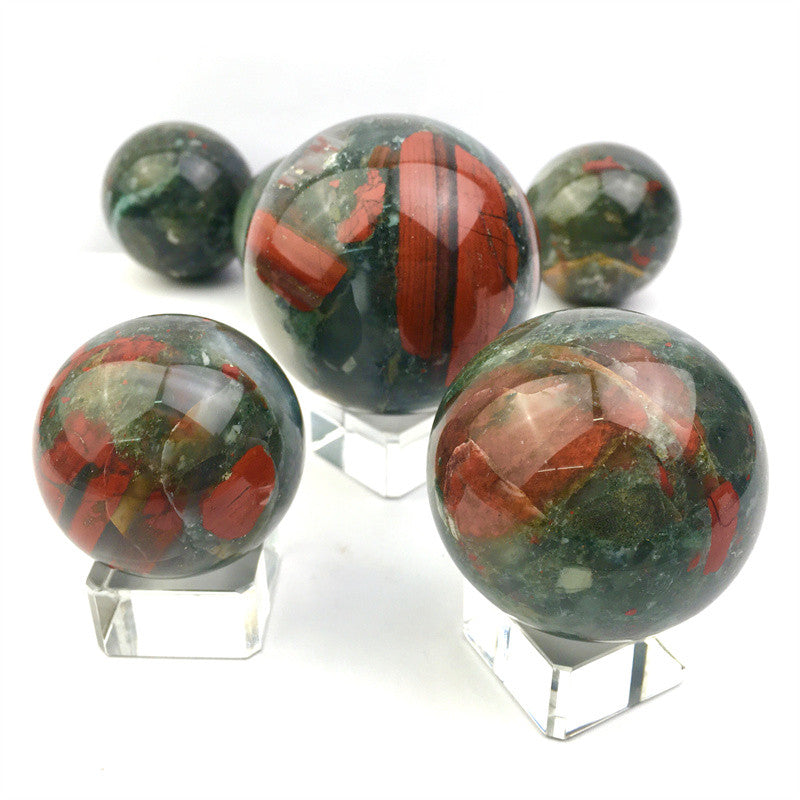 Wholesale Natural Crystals Dragon Blood Spheres for decoraiotio 1kg