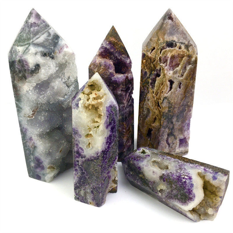 Wholesale natural crystal sphalerite tower for decoration 1kg