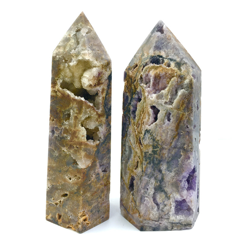 Wholesale natural crystal sphalerite tower for decoration 1kg