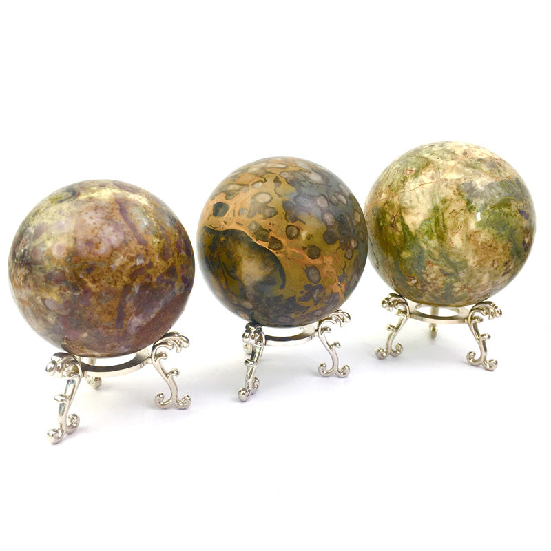 Wholesale high quality reiki natural Peter stone sphere for decoration 1kg