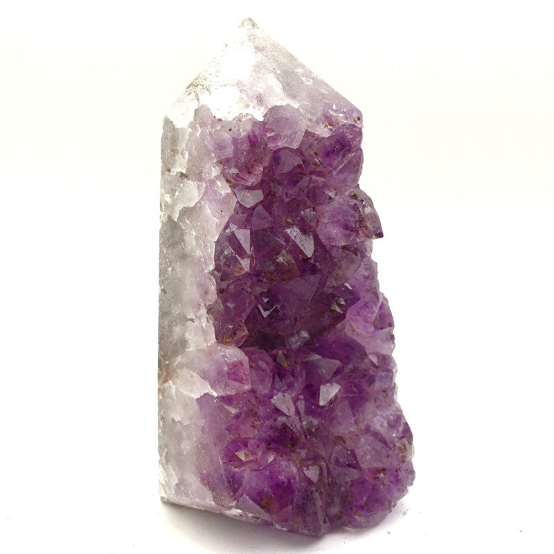 Wholesale high quality reiki natural Amethyst cluster Healing stone tower for decoraiotion1kg