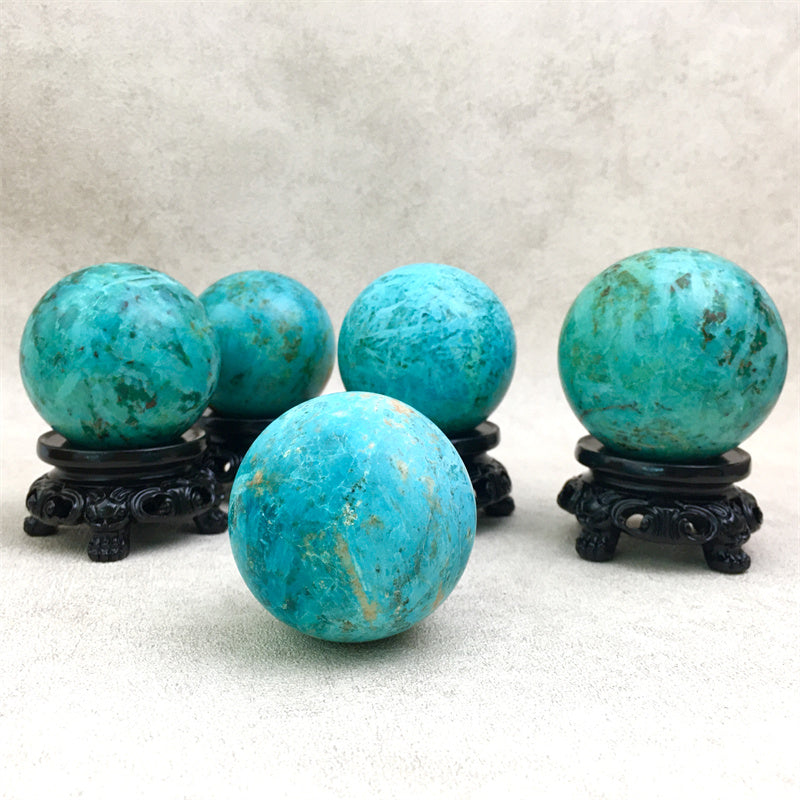 Wholesale high quality reiki natural American turquoise Healing stone sphere($155/kg) for decoraiotion1kg