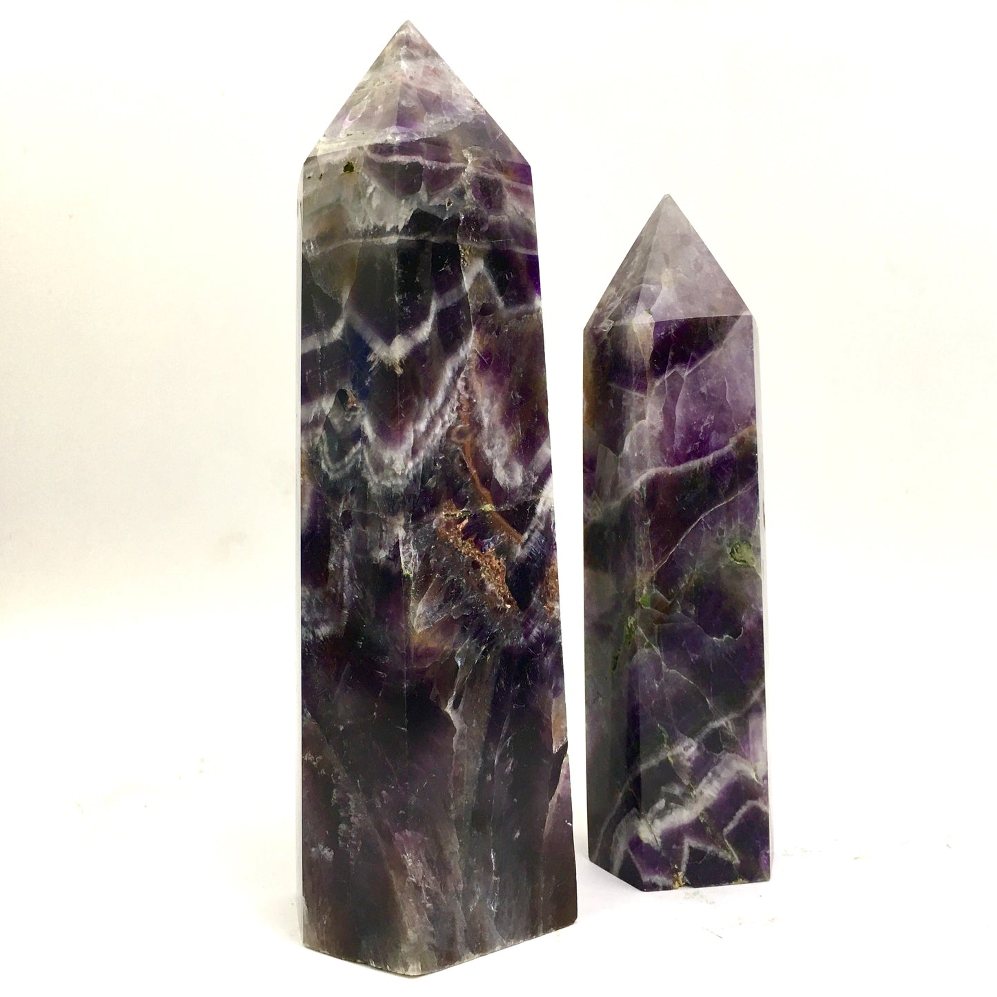Wholesale Natural Dream Amethyst Crystal Towers for decoraiotion 1kg
