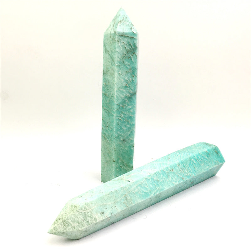 Wholesale high quality reiki natural Amazonite Healing stone tower for decoraiotion1kg