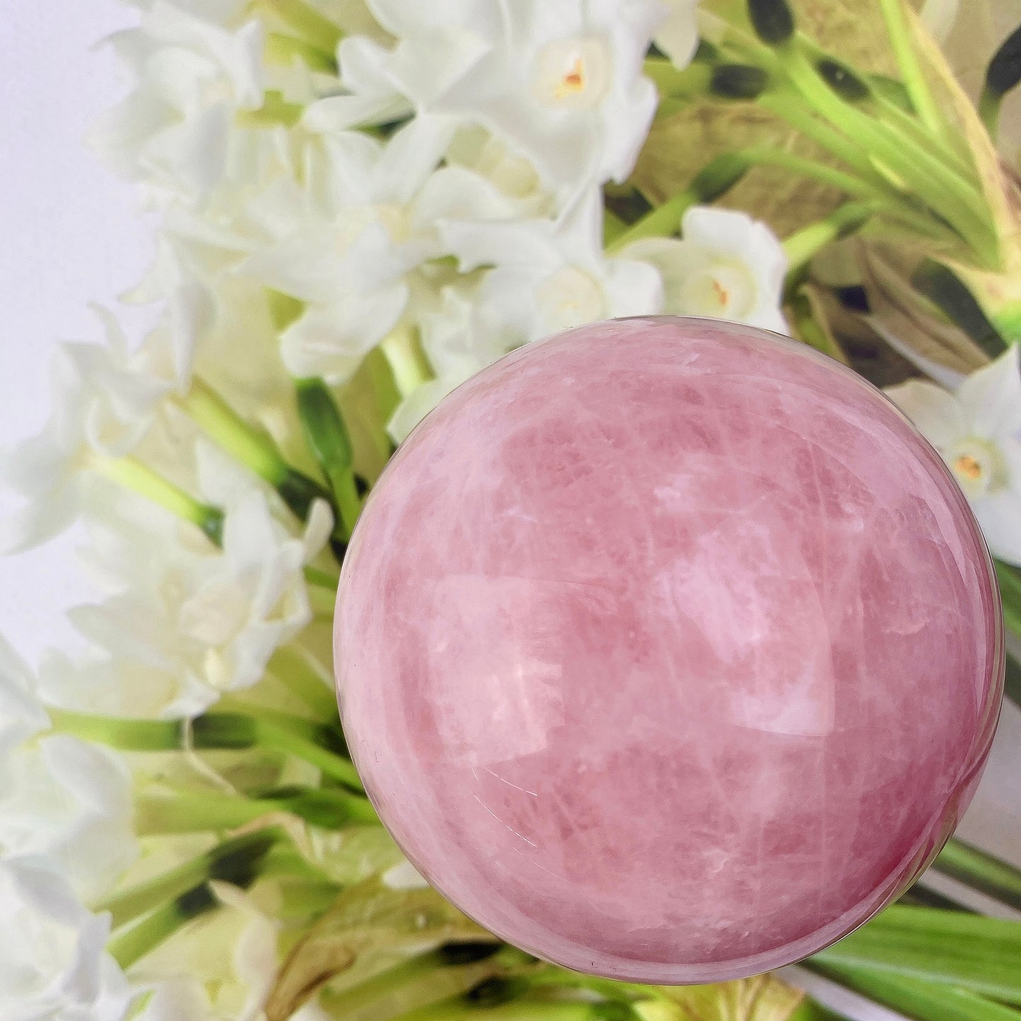 Natural Rose Quartz Sphere Crysta for decoration healing stone 1kg