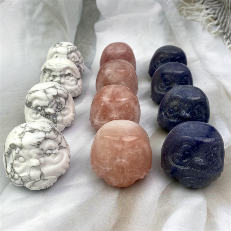 Wholesale high quality reiki natural Dharma carving for decoration
