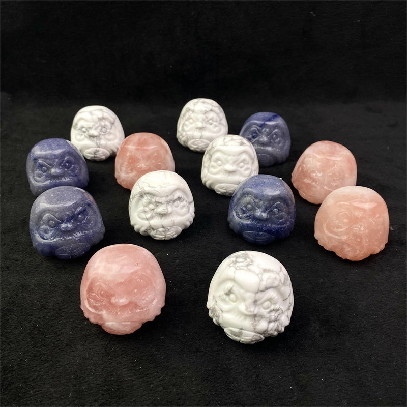Wholesale high quality reiki natural Dharma carving for decoration