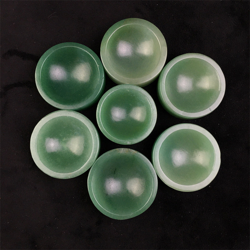 Wholesale high quality reiki natural Green aventurine bowl for decoration
