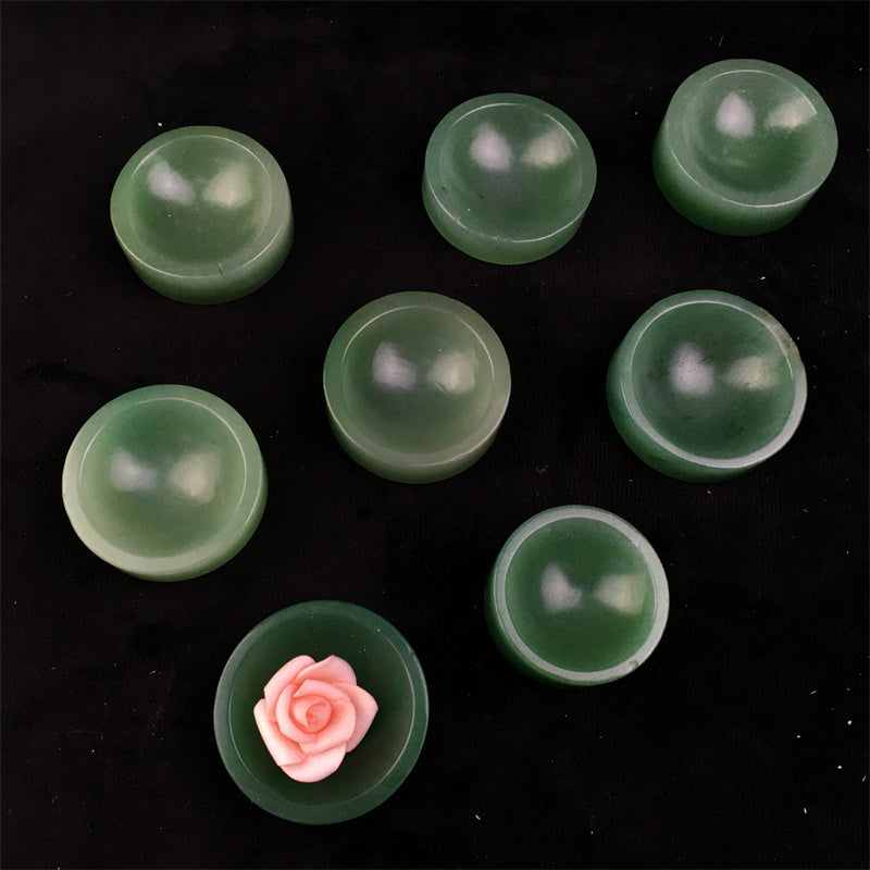 Wholesale high quality reiki natural Green aventurine bowl for decoration