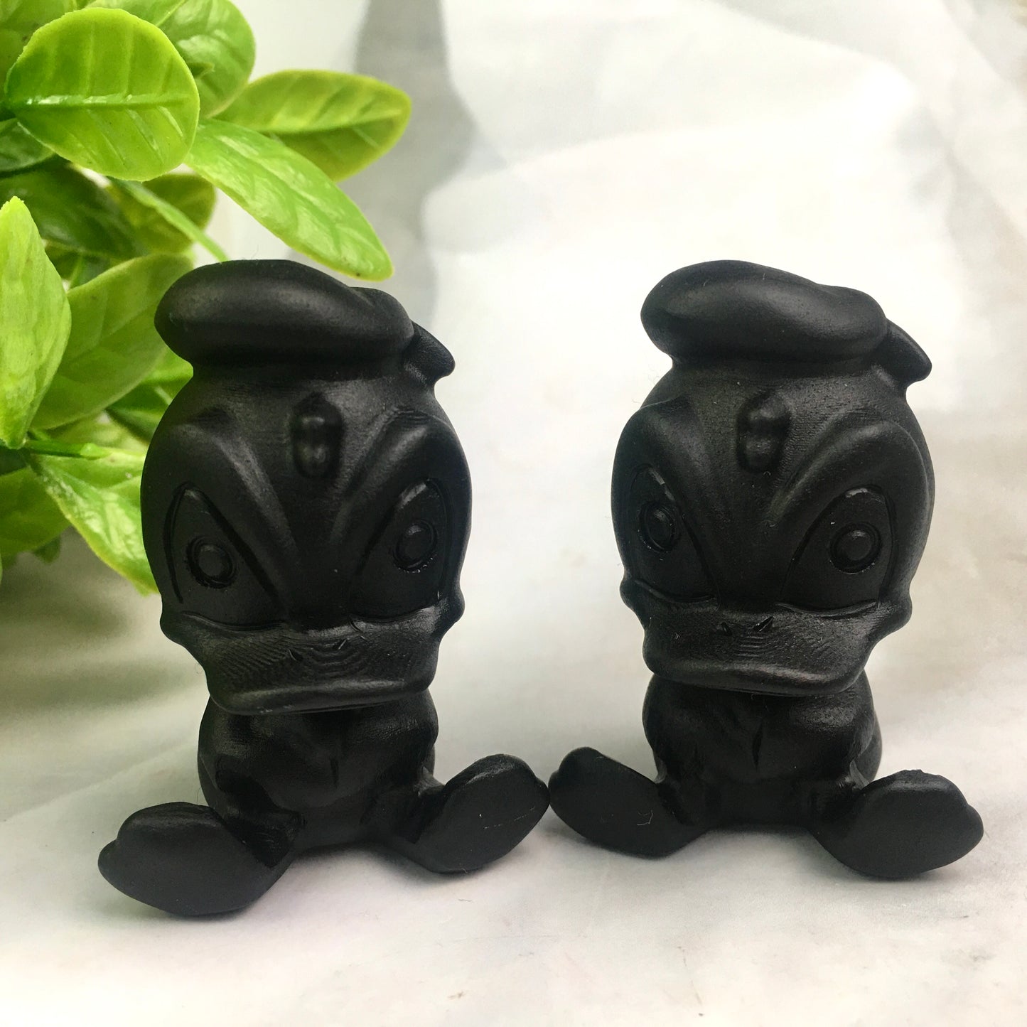 Wholesale high quality reiki naturalcrystal Black obsidian carving Collection for decoraiotion