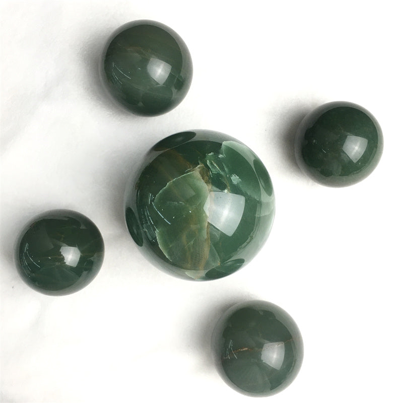 Wholesale Natural Healing Green aventurine sphere for decoration 1kg