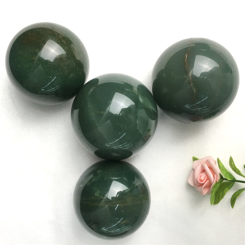 Wholesale Natural Healing Green aventurine sphere for decoration 1kg