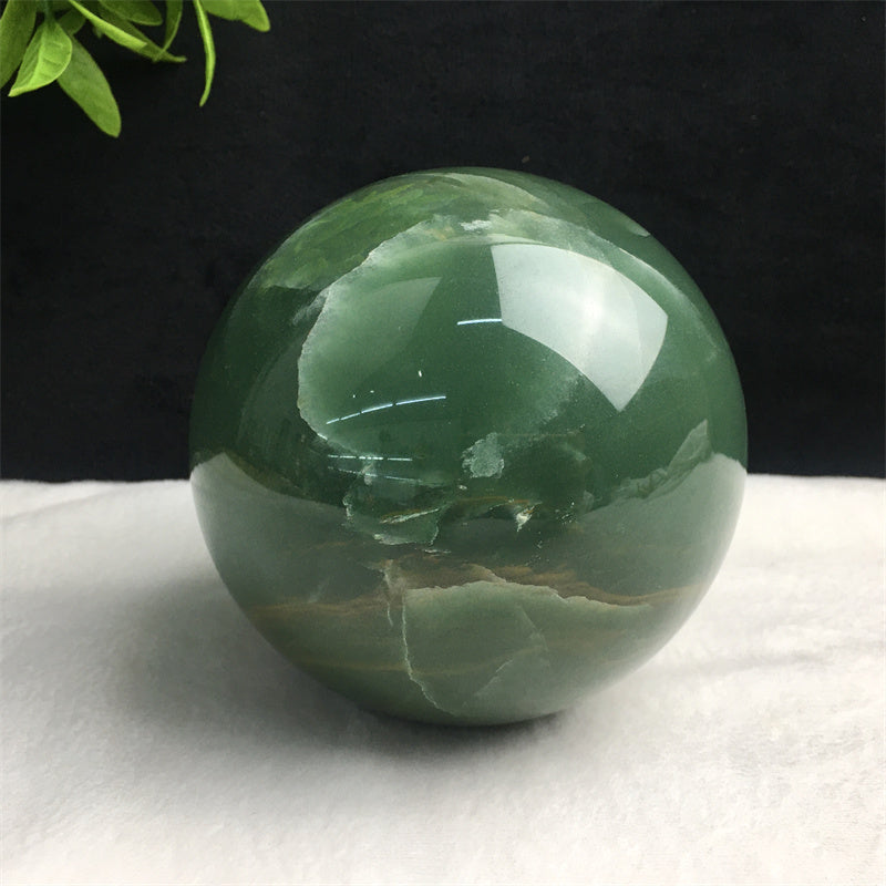 Wholesale Natural Healing Green aventurine sphere for decoration 1kg