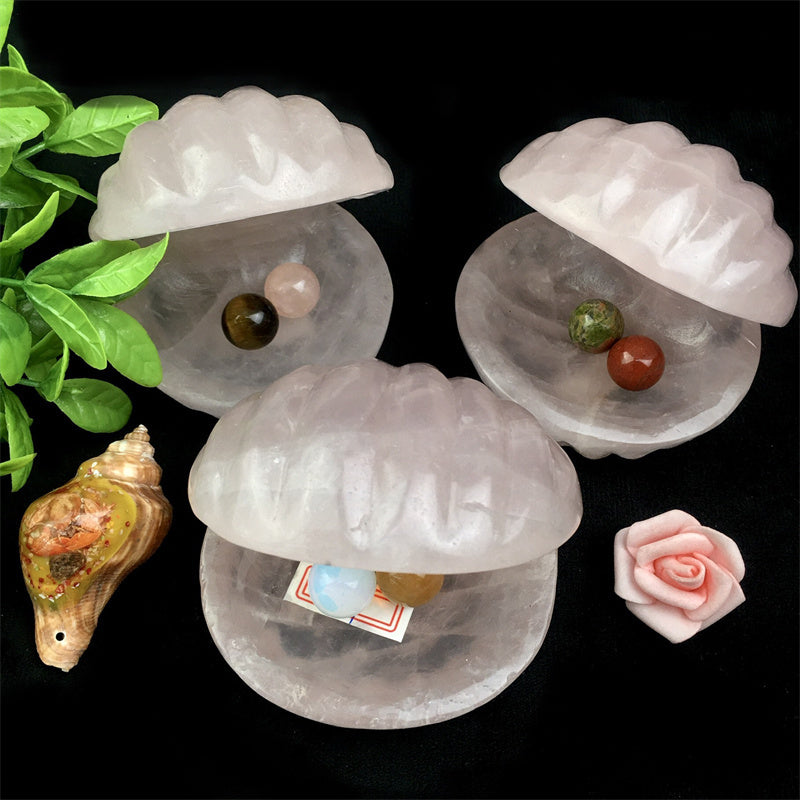 Wholesale Natural Healing Crystals Shell For Crystal Jewelry Box