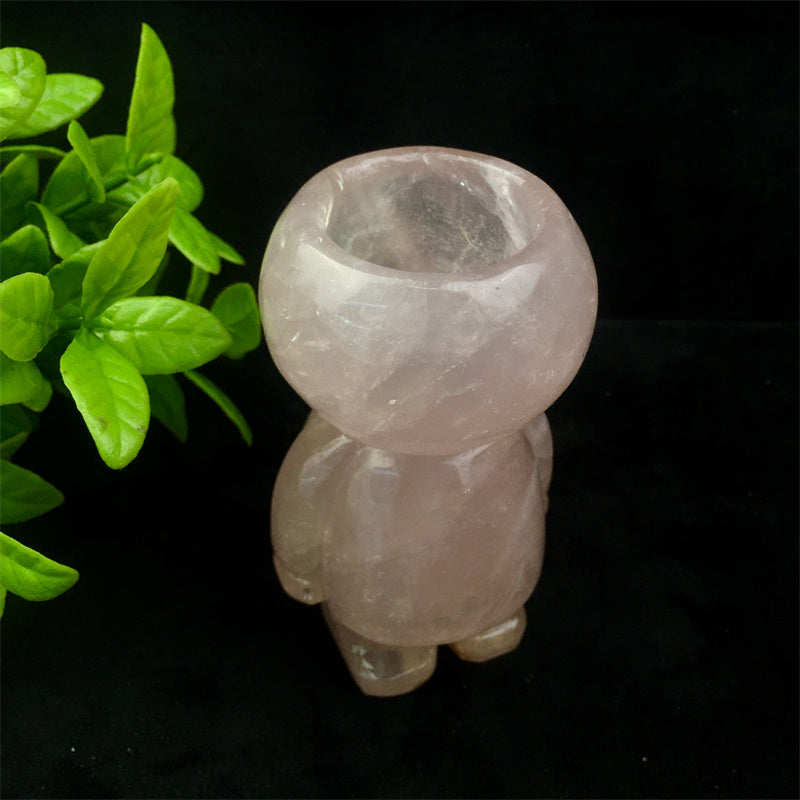 Hot Sale Large Natural Healing Gemstone Craft Rose Quartz Crystal Model For Home Decoration