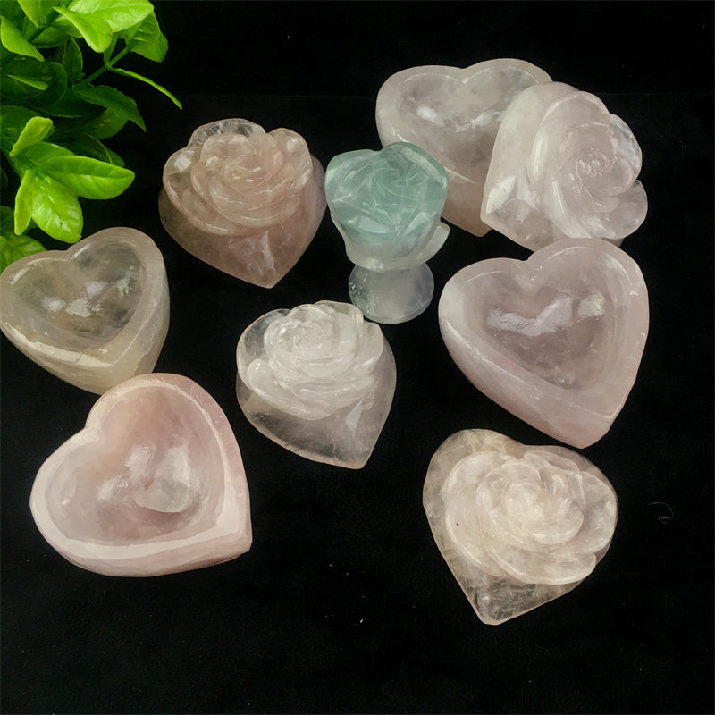 Wholesale Natural Healing Heart Jewelry storage box for decoration