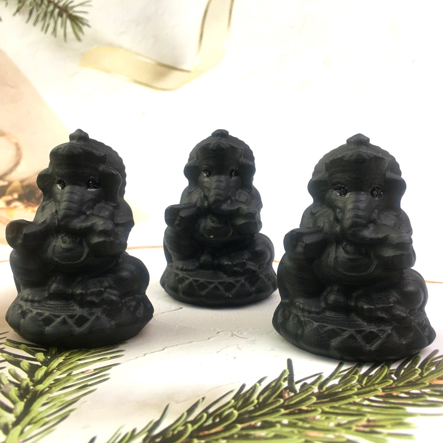 Wholesale high quality reiki naturalcrystal Black obsidian carving Collection for decoraiotion