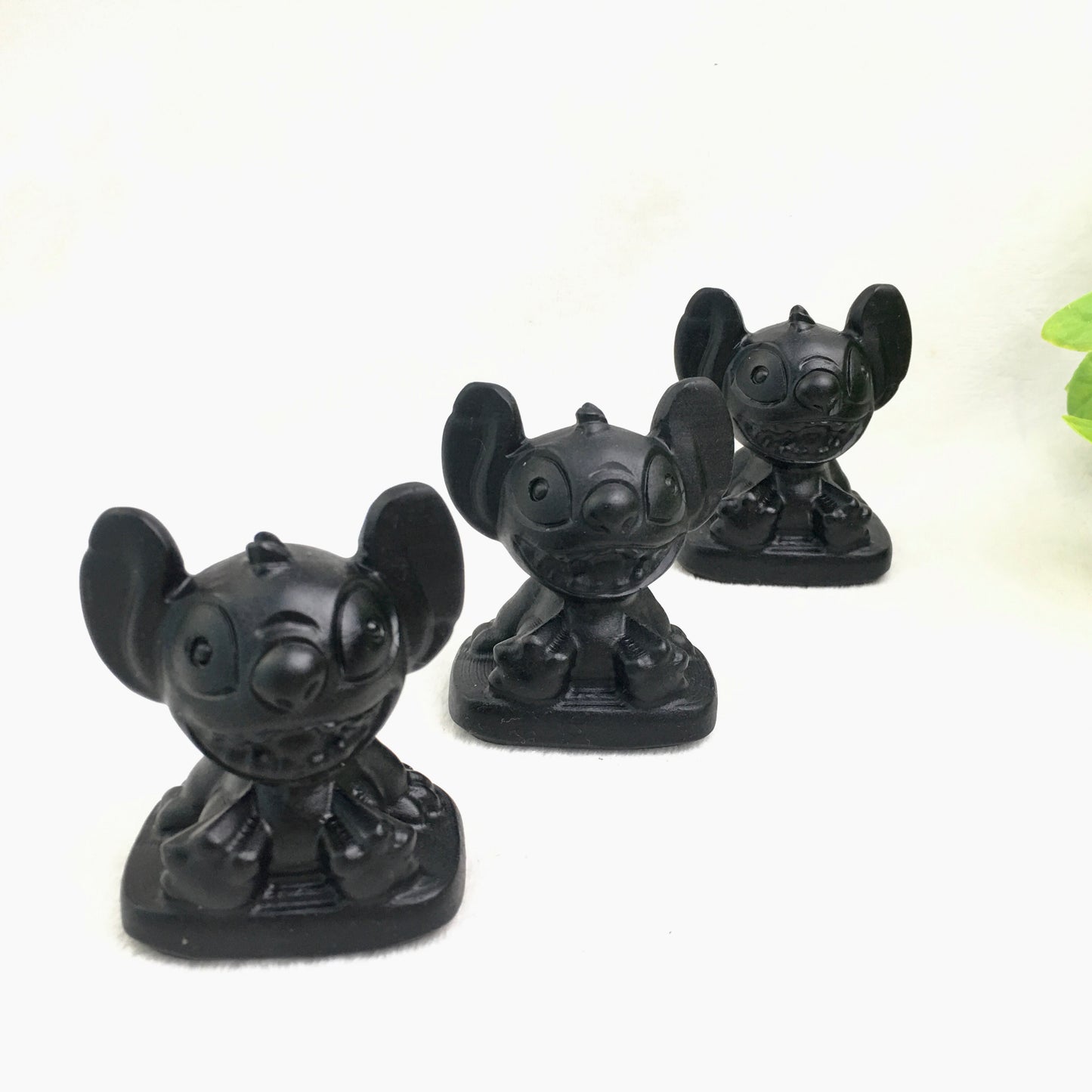 Wholesale high quality reiki naturalcrystal Black obsidian carving Collection for decoraiotion