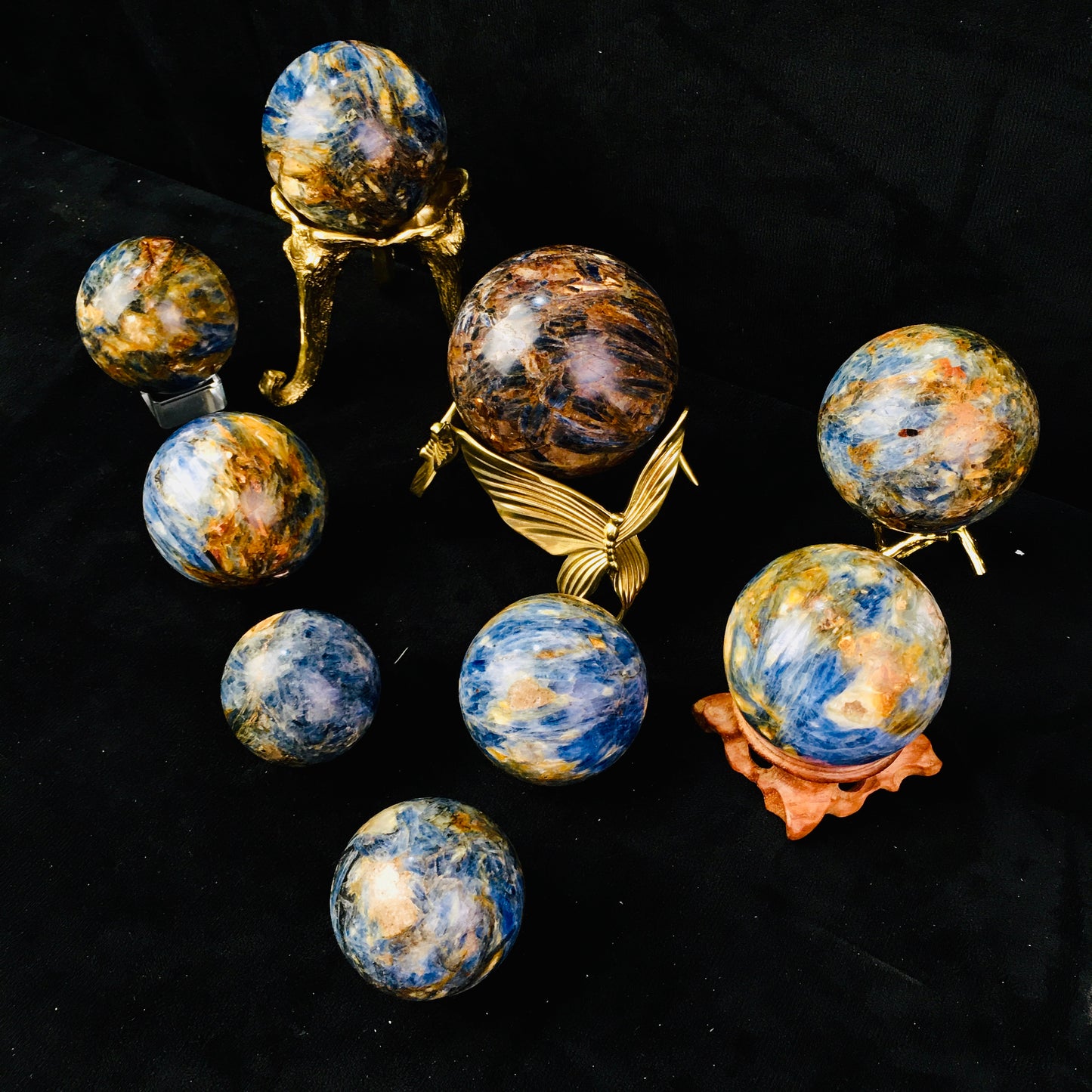 Wholesale Natural Healing kyanite sphere for decoration 1kg