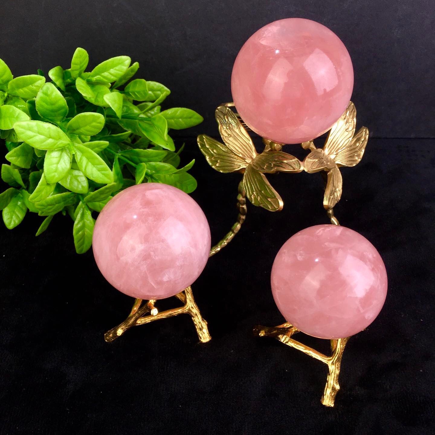 Natural Rose Quartz Sphere Crystal Hand Carved Starlight Crystal Ball Sphere carving for healing 1kg