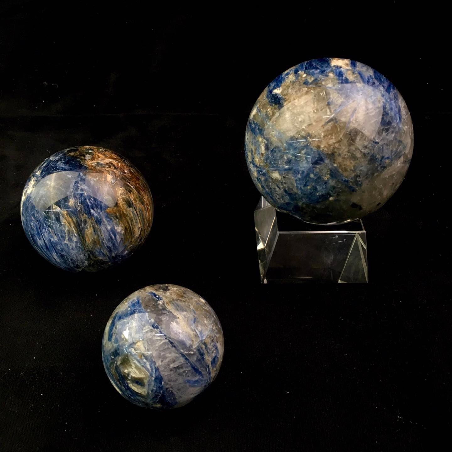 Wholesale Natural Healing kyanite sphere for decoration 1kg