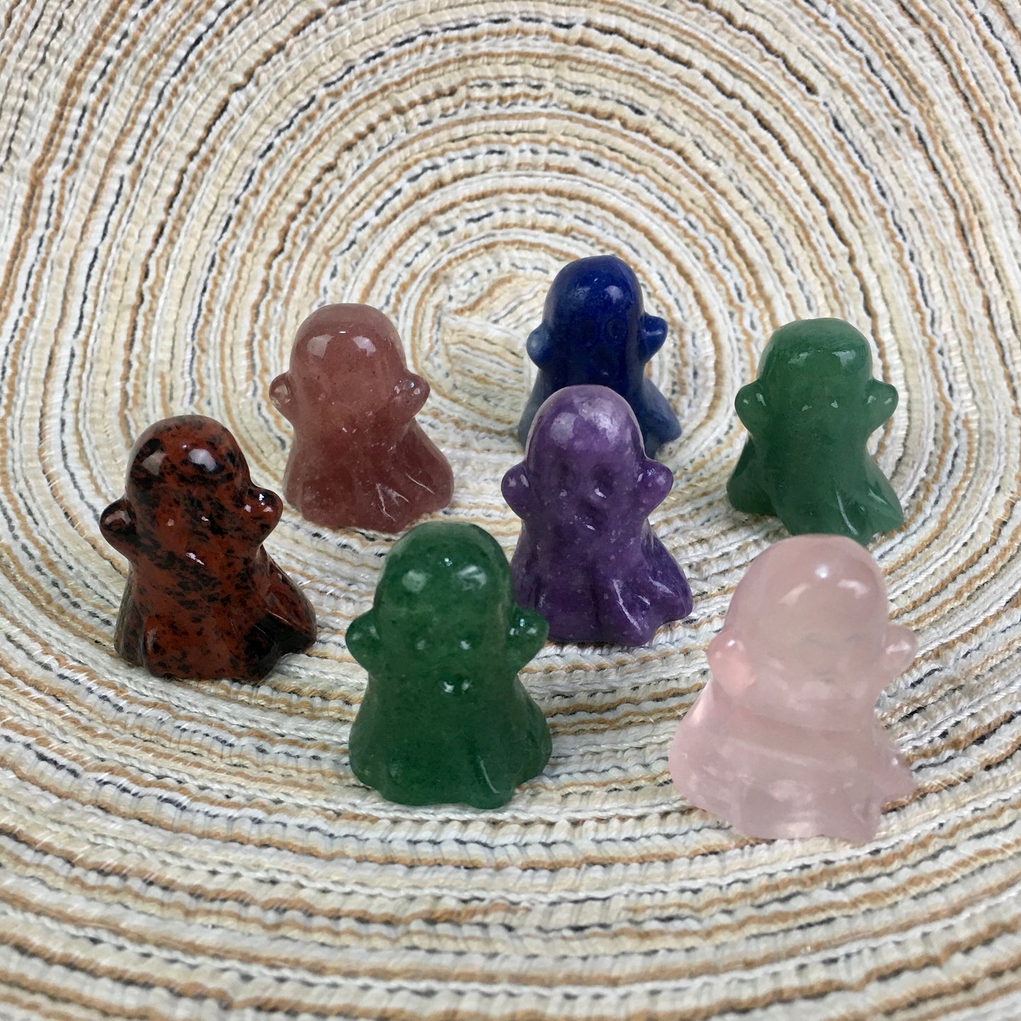Wholesale Natural Healing Crystals Handmade Polished Ghost Crystal Carving for Souvenir