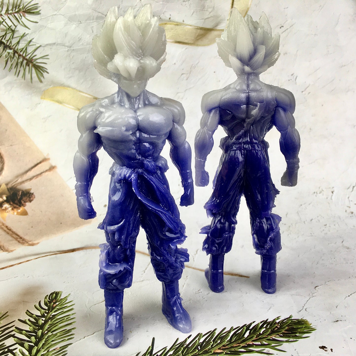 Wholesale crystal luminous High-quality Luminous Stone superman carving for gift